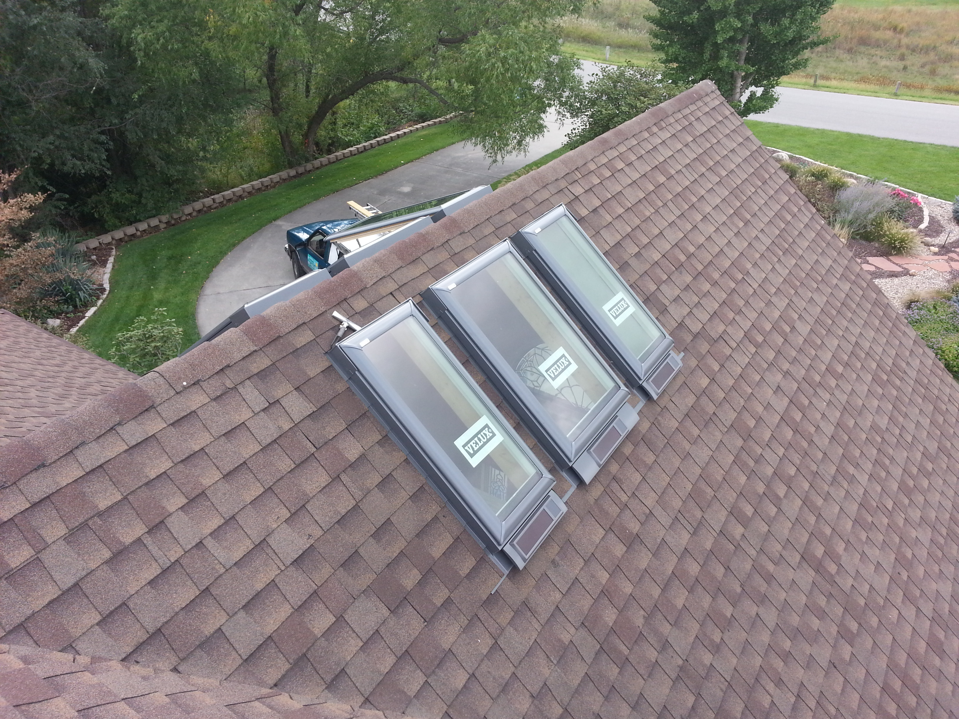 solor powered skylights installed