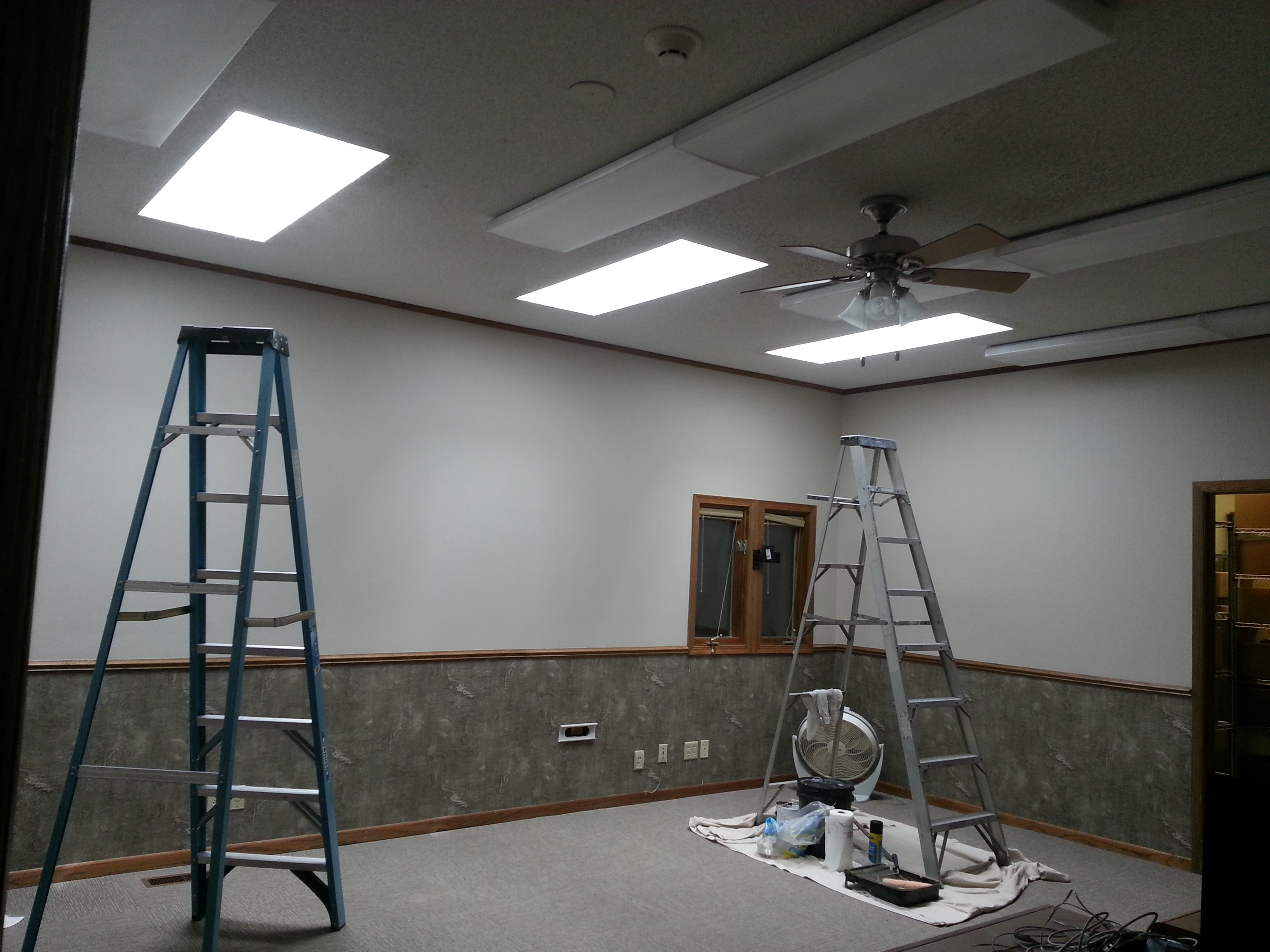 skylight Office Renovation After