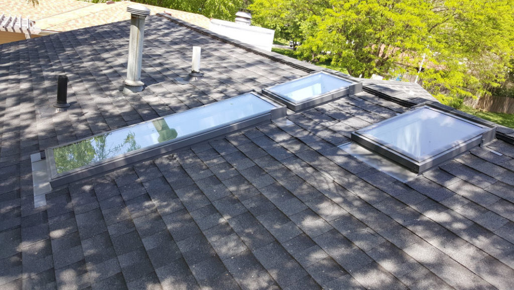 velux skylight replacement finished 2