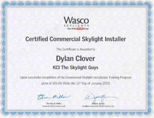 Wasco certified Certificate Dylan