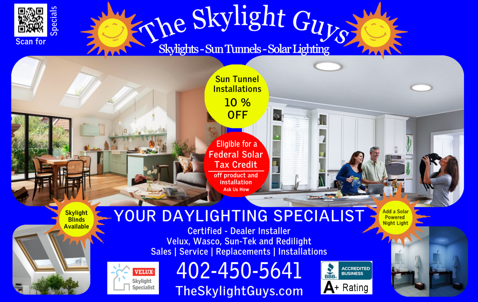 local Skylight specials for omaha nebraska and lincoln nebraska
